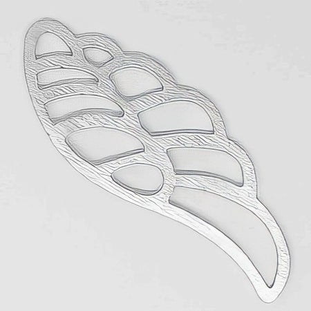 Flügel Medallion aus Aluminium  21x52mm