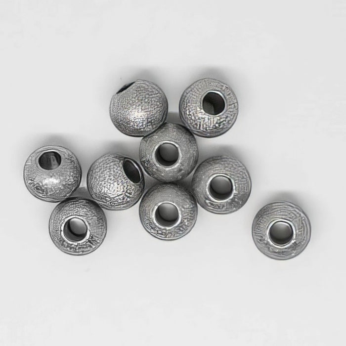 Metallperlen Edelstahl Stardust 8mm 10Stk