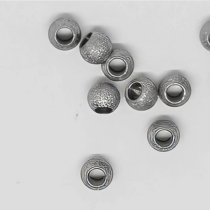 Metallperlen Edelstahl Stardust 4x3mm 10Stk