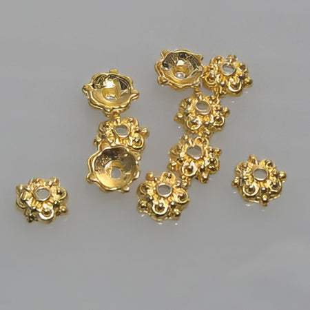 Perlenkappe Flit goldfarben 8.5mm 10 Stk.