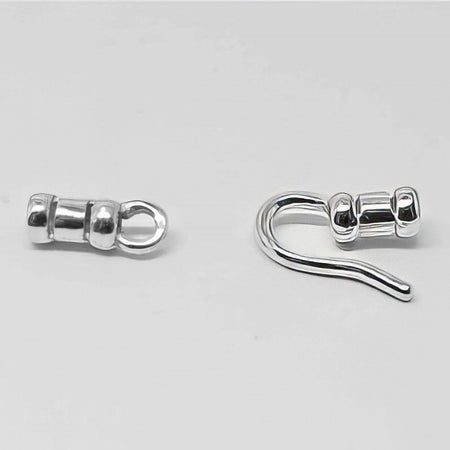Hackenschliesse 925 sterling silber ID 2mm 2 Teilig