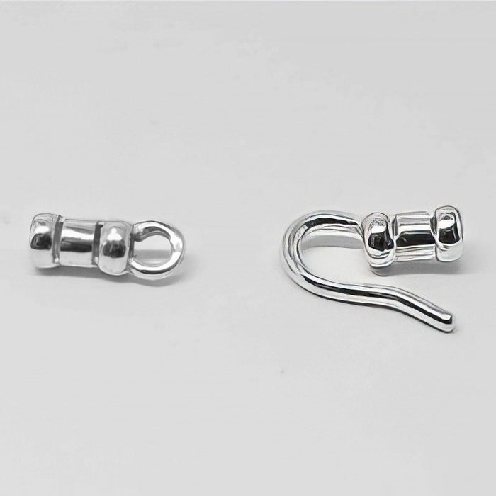 Hackenschliesse 925 sterling silber ID 2mm 2 Teilig