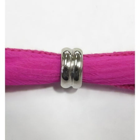 Edelstahlperle Doppelring 5 Stück