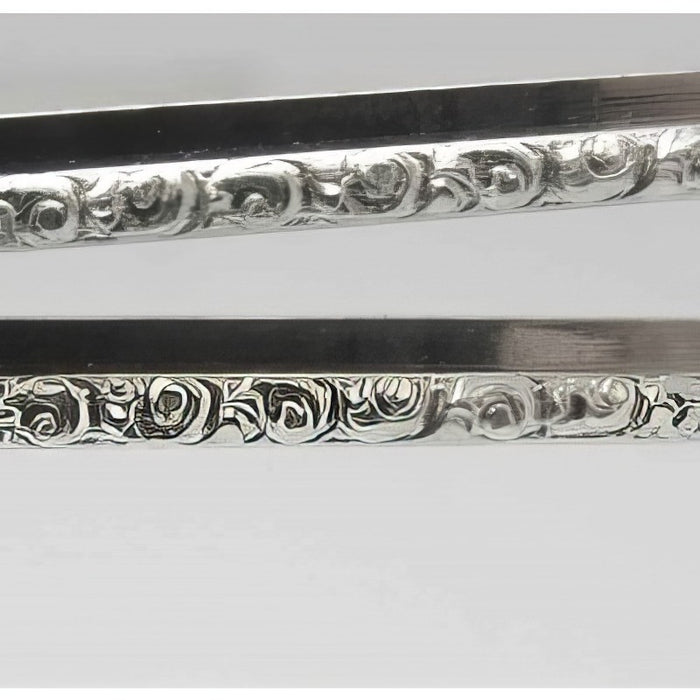 Stepp Draht Swirlstepp 3.7x1.5mm rund 925 Silber 1cm