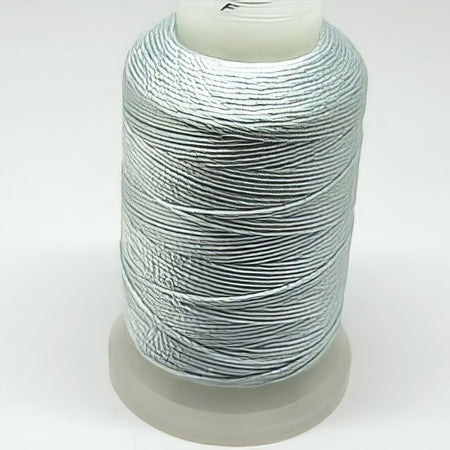 Perlenfaden zum knüpfen 0.38mm blaugrün #F SEIDE 128m