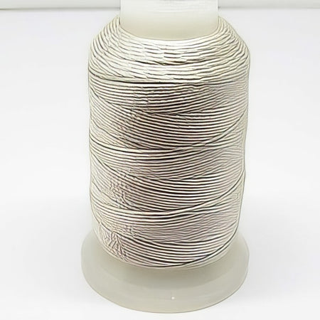 Perlenfaden zum knüpfen 0.38mm Ecru #F SEIDE 128m
