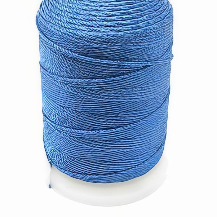 Perlenfaden z. knüpfen 0.41mm Royalbl. #FFF SEIDE 84.1m
