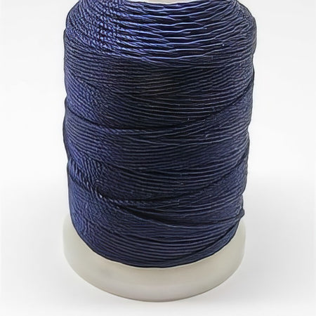 Perlenfaden zum knüpfen 0.41mm Navyblau #FFF SEIDE 84.1m