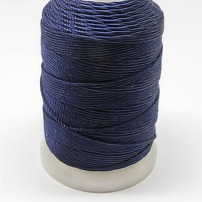 Perlenfaden zum knüpfen 0.41mm Navyblau #FFF SEIDE 84.1m