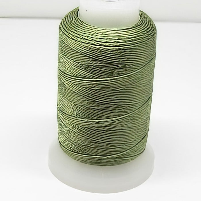 Perlenfaden zum knüpfen 0.41mm Grün #FFF SEIDE 84.1m