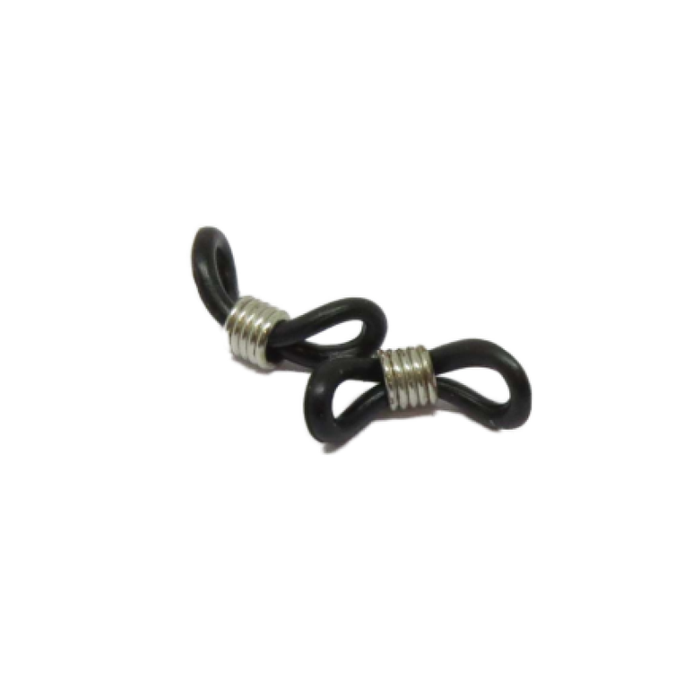Brillenglas Halter schwarz platinf. 10 stück