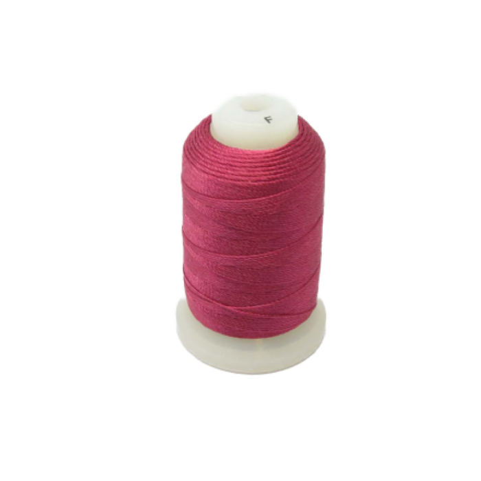 Perlenfaden zum knüpfen 0.38mm Rot #F SEIDE 128m