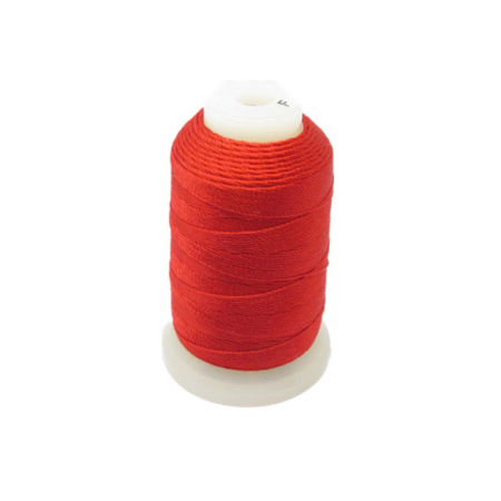 Perlenfaden zum knüpfen 0.38mm Ferrari Rot #F SEIDE 128m