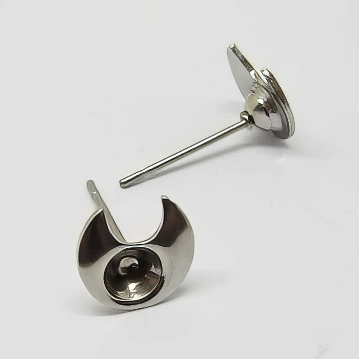 Ohrstecker Halbmond 8.2mm Edelstahl 2 stück