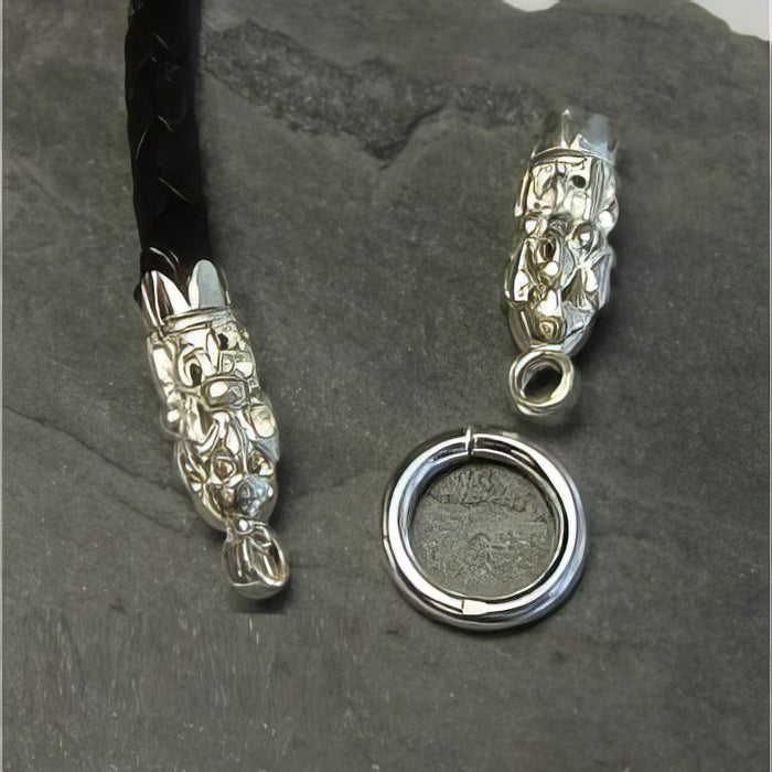 Kord-Kappe hell Flore 925 Sterling Silver 3 Teile