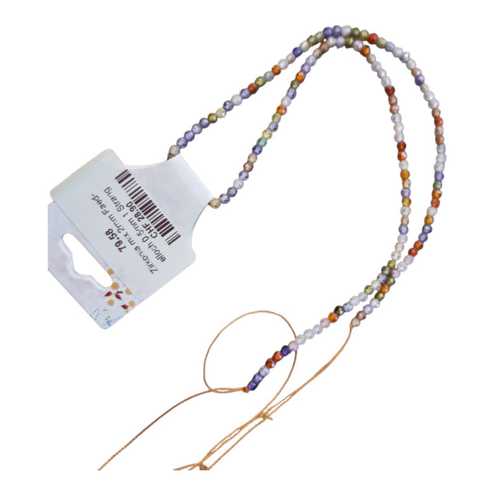 Zirkonia mix 2mm Faedelloch 0.5mm 1 Strang – Bild 2