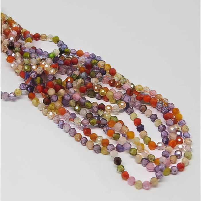 Zirkonia mix 2mm Faedelloch 0.5mm 1 Strang