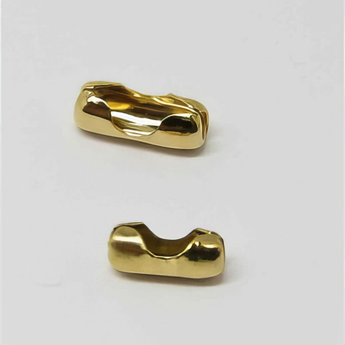 Verschluss für Kugelkette Edelstahl golden 2mm  1 Stk.