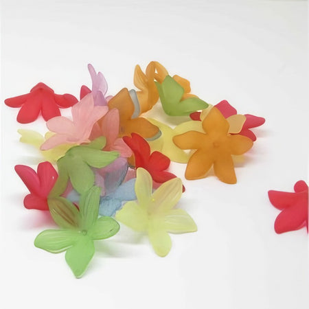 Blümchen acril mix frost 27x7mm 20gr.