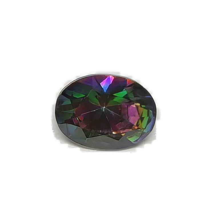 Zirkonia holios oval 8x6mm "Nur kalt fassen"  1 Stück – Bild 2