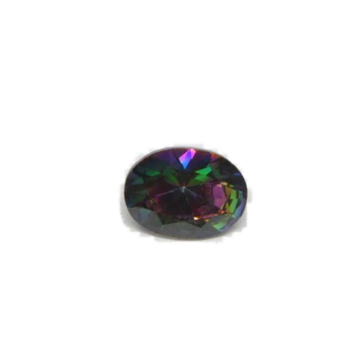 Zirkonia holios oval 8x6mm "Nur kalt fassen"  1 Stück