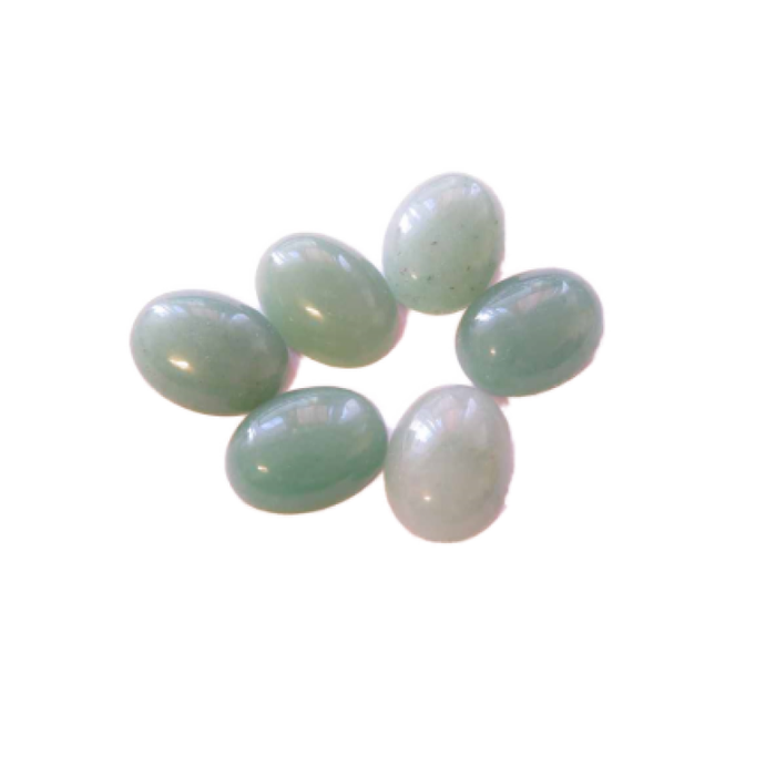 Aventurin Oval Cabochon hell 12x16mm 1 Stück