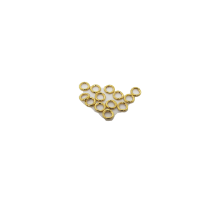 Ringli ZU goldfarben 4mm 100 Stück