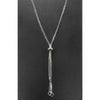 Edelstahl Collier verstellbar 76cm 1 Stück