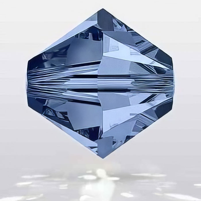 Swarovski 5328 Bicone Montana 6mm 12 Stück