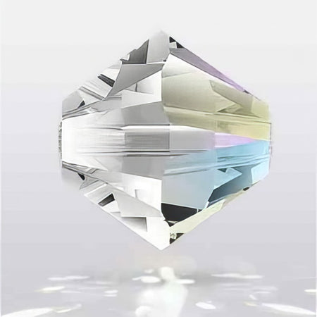Swarovski Xilion 5328 Bicone Christall Simmer 6mm 12 Stück