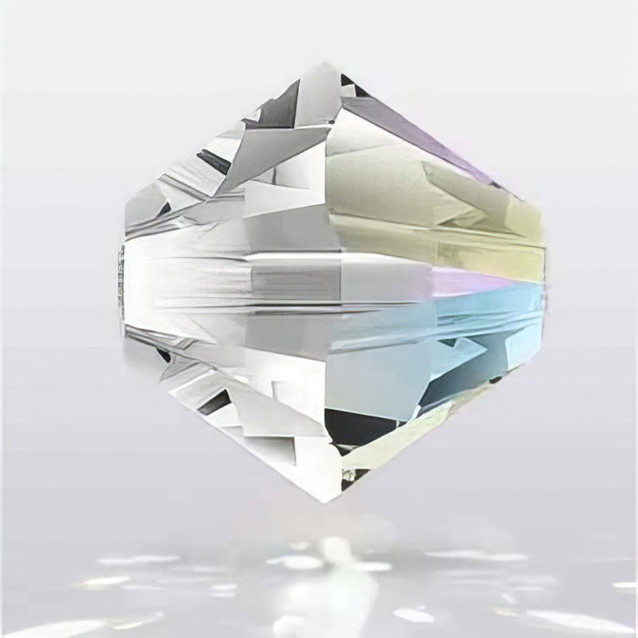 Swarovski Xilion 5328 Bicone Christall Simmer 6mm 12 Stück