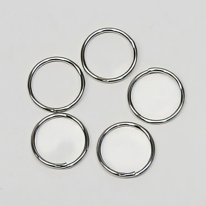 Ringli offen Edelstahl 12x1mm 50 Stück