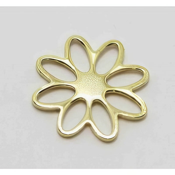 Link Blume Edestahl goldfarben 16mm