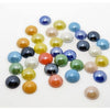 Glas Cabochon ca 12mm Mix Pearl 50 Stück