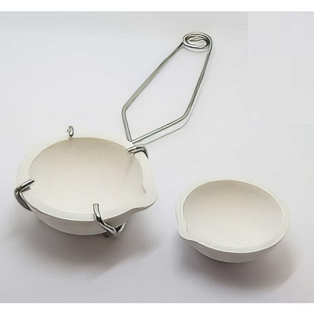 Set 2x Schmelz Tigel mit Zange