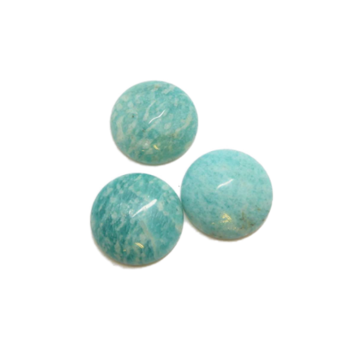 Cabochon Amazonith rund 22mm 1 Stk.