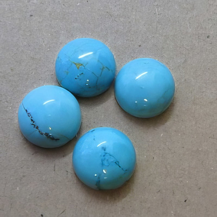 Cabochon Türkis Rund ca.12mm 1 Stk.