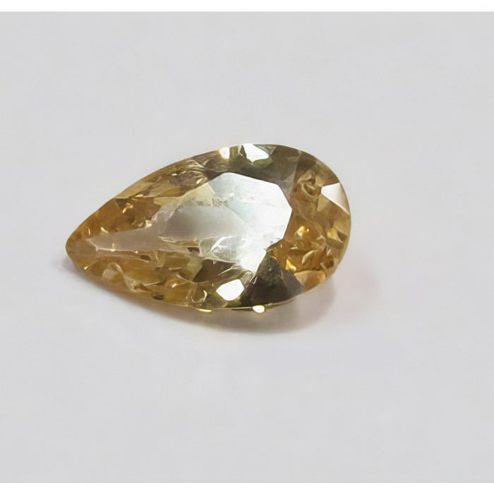 Zirkonia Tropfen champagner 5x3mm bis 650C° Farb stabiel 1 Stück