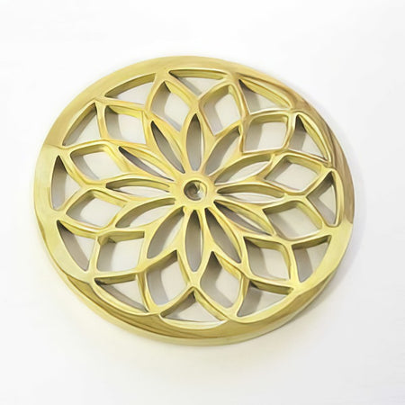 Ornament Edelstahl golden "Mandala" 35mm 1Stück