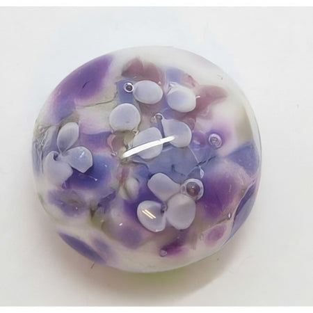 Ringtop Glasperle 20mm viola Toppreis Online
