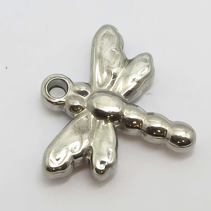 Anhänger Edelstahl Libelle 15,5x16mm