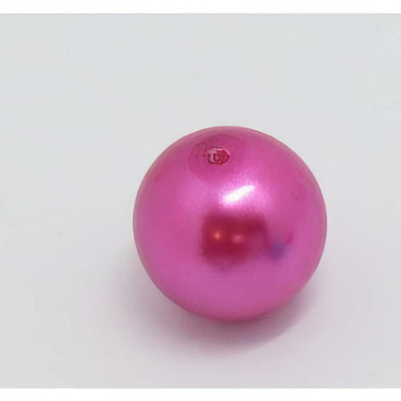 Glasperle Pink Perlenschimmer 16mm 1 Stück