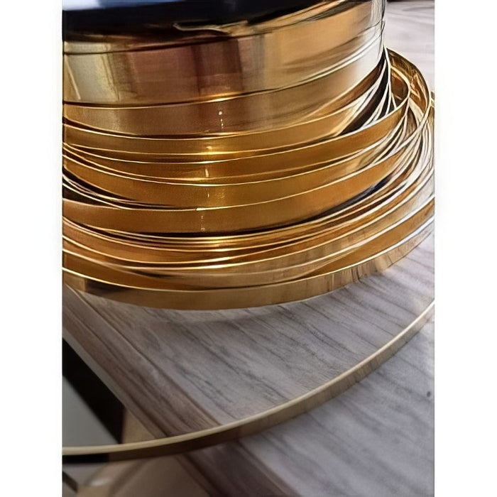Cabochon Draht 4.7x0.3mm (Bezel Wire)Messing 1m
