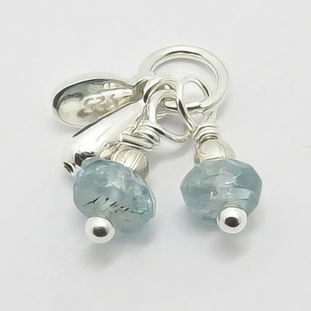 Anhänger Charm mit Apatite L 12mm Silber 925 1 Stk.