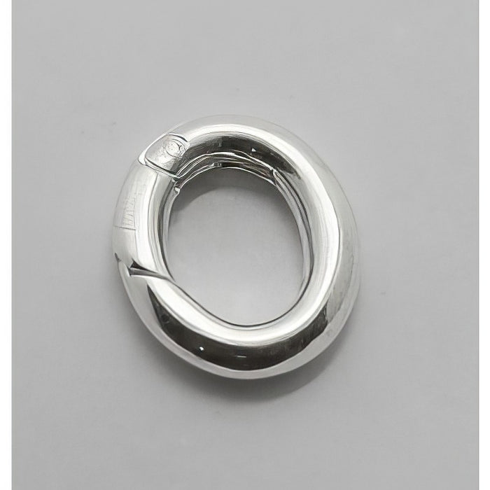 Ring Karabiner oval ca.17x14.5mm 925 Silver 1 Stück
