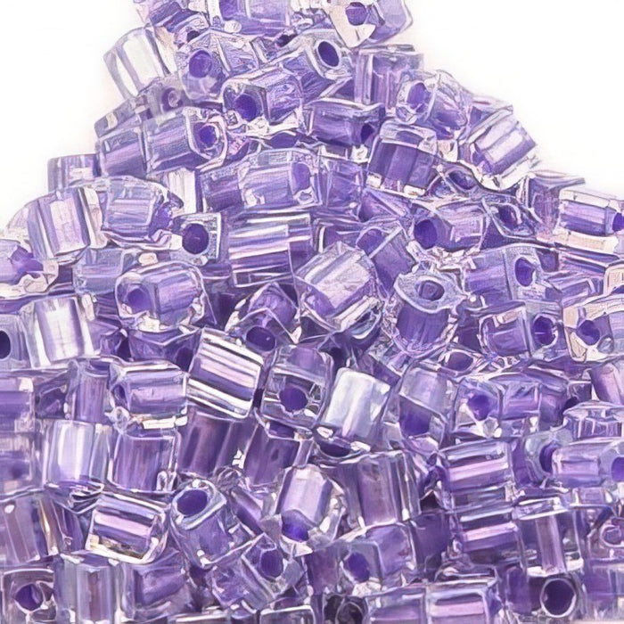 Glaswürfeli violett 30gr. ca.350 Stück