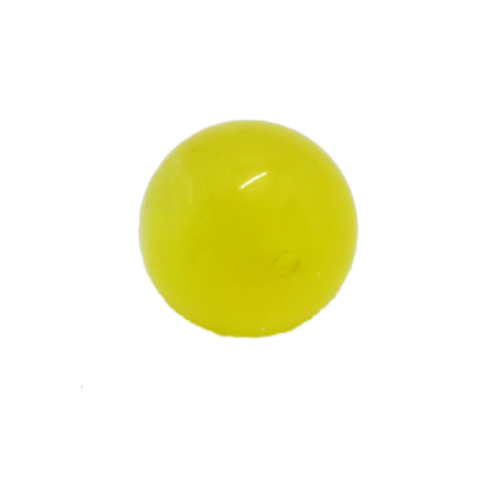 Polarisperle 14mm glanz gelb