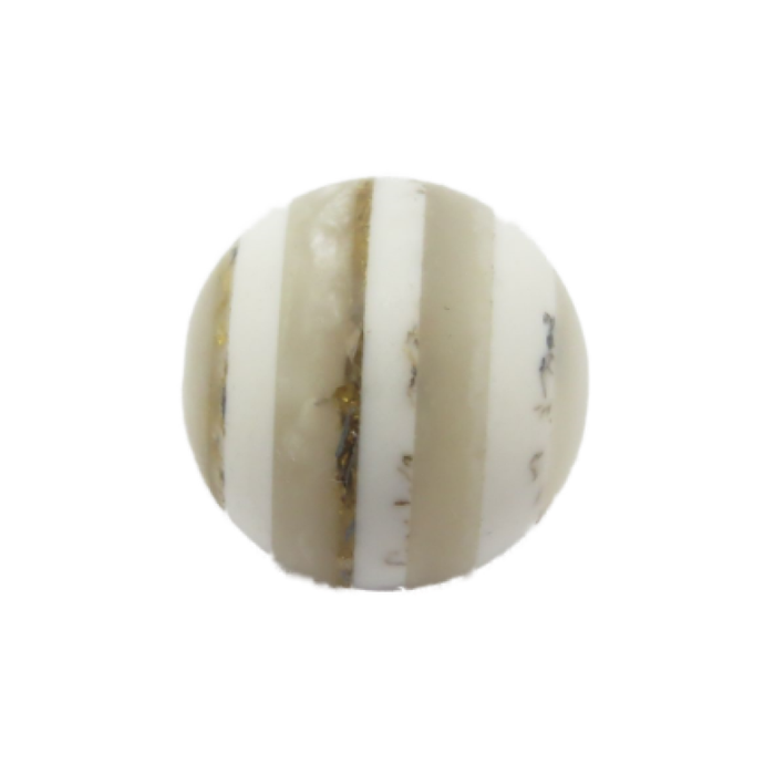Polarisperle gestreift 19,5mm