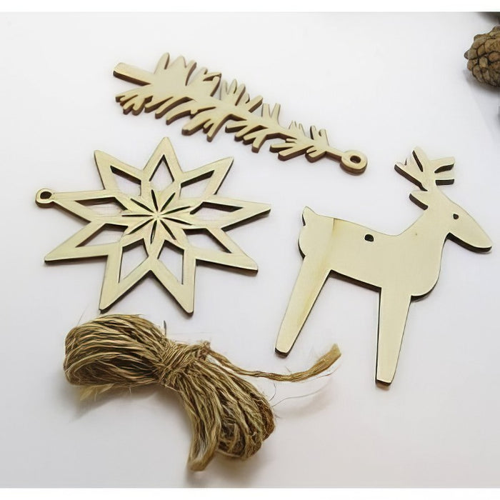 Christ Baum Schmuck 3 Teilig natur 1 Stück