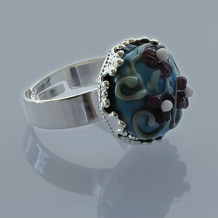 Ring Basic m. Kronen-Fassung 15mm 1 Stk.